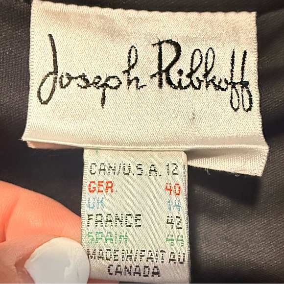 Joseph Ribkoff Polo Collar Jacket Brown Tan - Picture 3 of 8